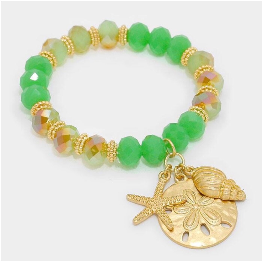 Seashell charm bracelet NWT
